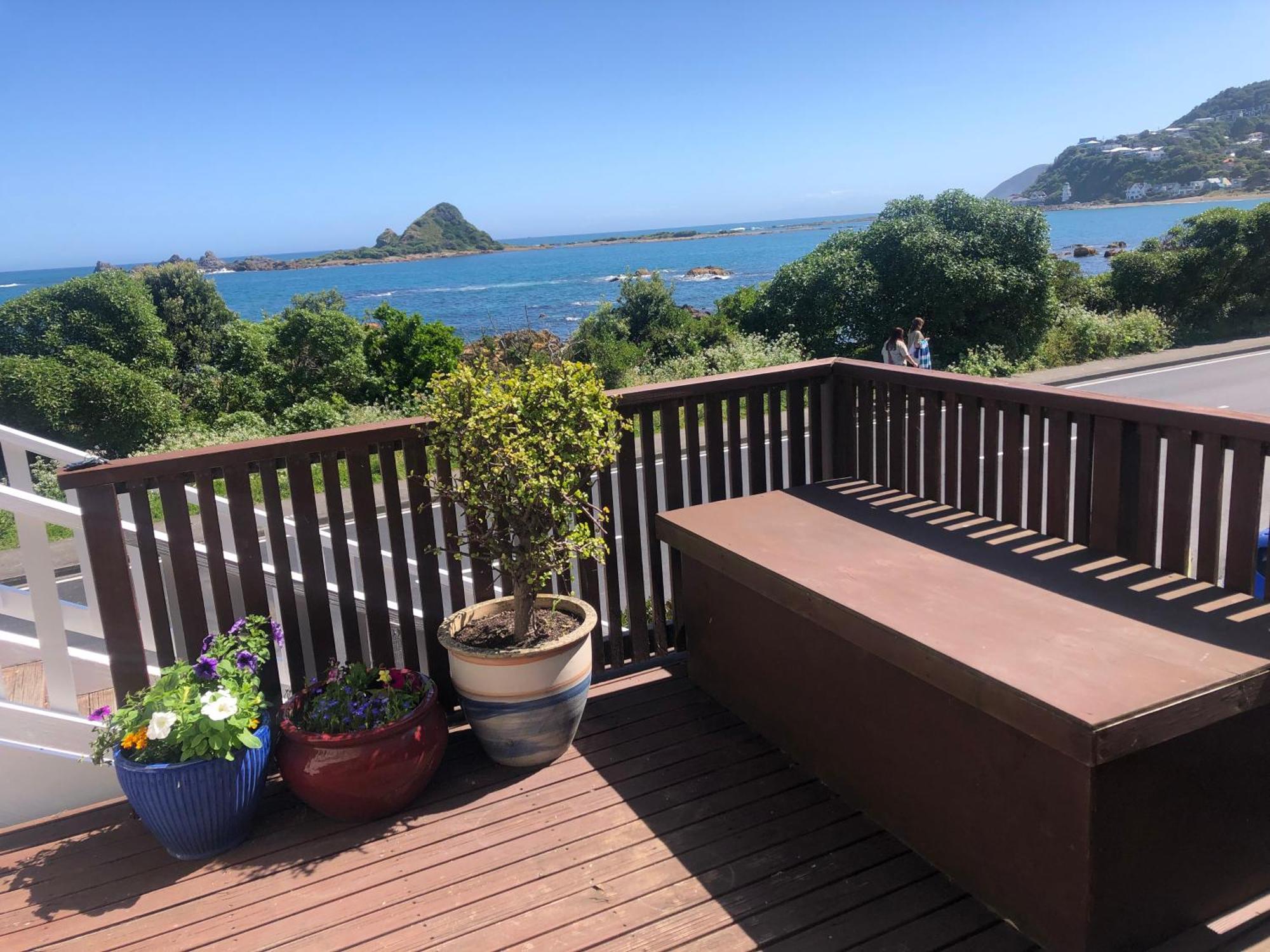 Апартаменты Seafront Haven In Island Bay With Deck, Outdoor Bath, And Parking Веллингтон Экстерьер фото